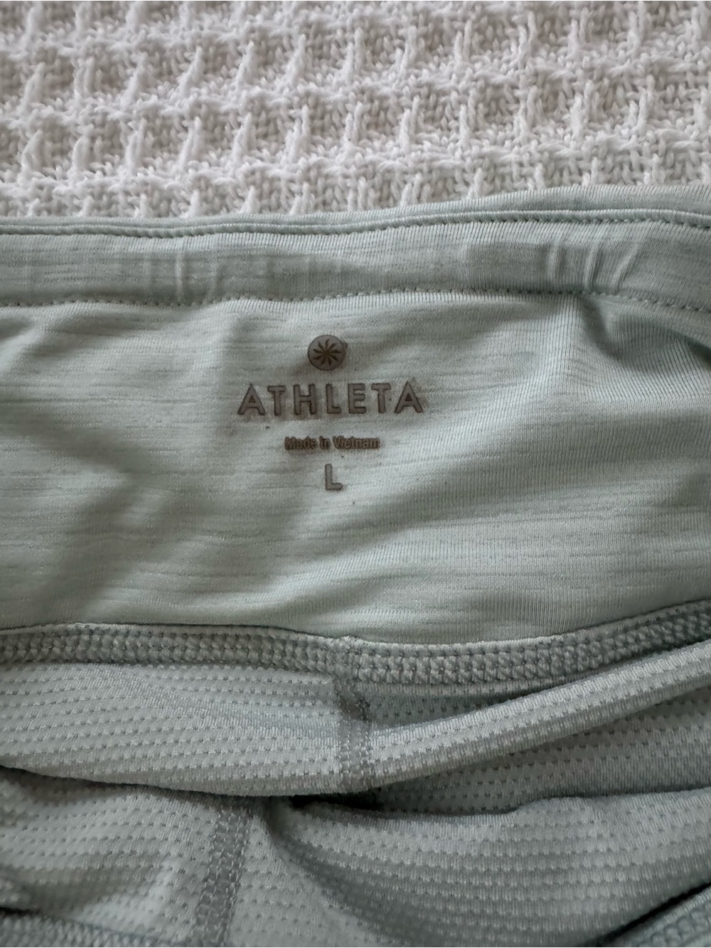 Athleta Sage Green Layered Skort - Picture 2 of 3